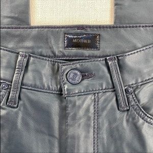 MOTHER new-WITH DEFECT Muse Faux Vegan Sknny Ankl Jean. See pic